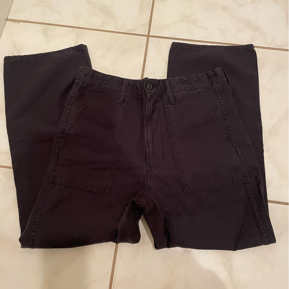 Levi’s Ribcage Straight Utility Pants W29 L27 Faded Black